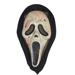 Scream Halloween Bleeding Ghost Mask with blood pump Costume‎  #774